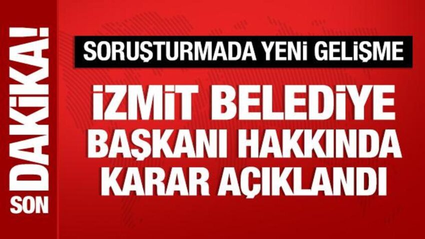 Izmit belediye baskani dahil 20 supheli tutuklandi ifMSubje